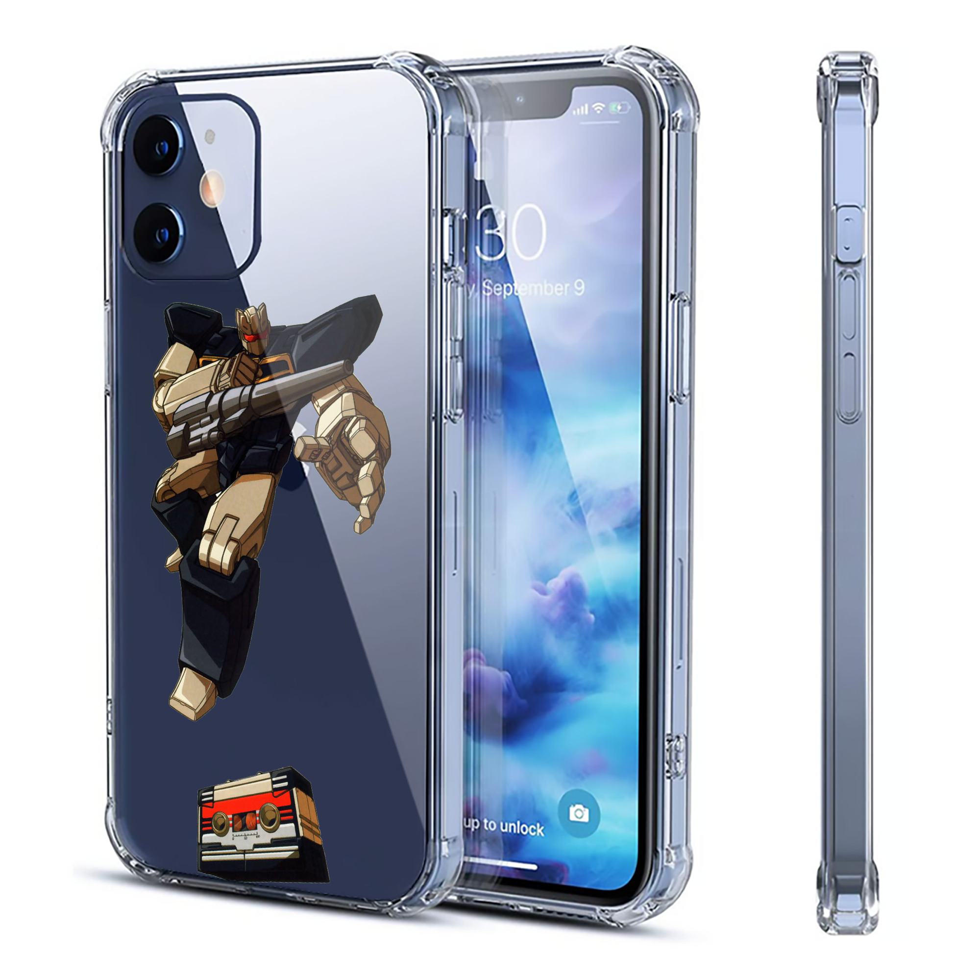 （画像用）  【iPhone 12シリーズ対応】透明スマホケース（クリアソフトケース）